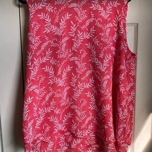 Coral Colored New w/o tags Christina B Sleeveless Top